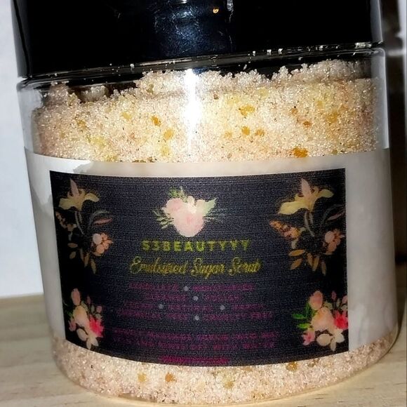 Hand crafted natural Bay Rum and Brown sugar emulsified sugar scrub 6oz - Picture 1 of 10